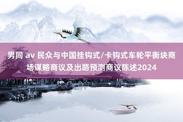 男同 av 民众与中国挂钩式/卡钩式车轮平衡块商场谋略商议及出路预测商议陈述2024